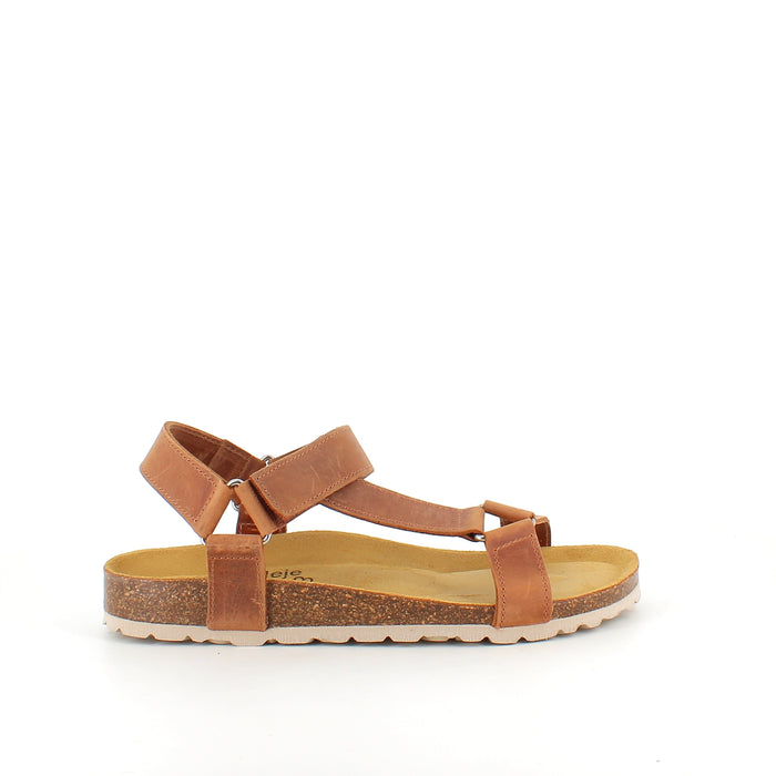 Crazy Brandi sandal i brunt läder med fast passform