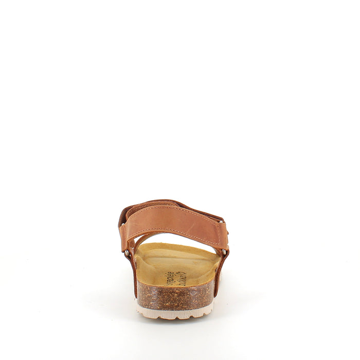 Crazy Brandi sandal i brunt skinn – komfortsandal