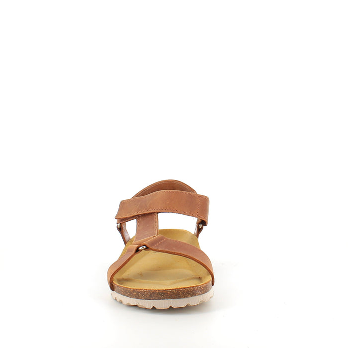 Crazy Brandi sandal i brunt skinn – komfortsandal