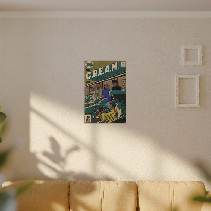 C.R.E.A.M - Matte Canvas, Stretched, 0.75" (Multi-Size)