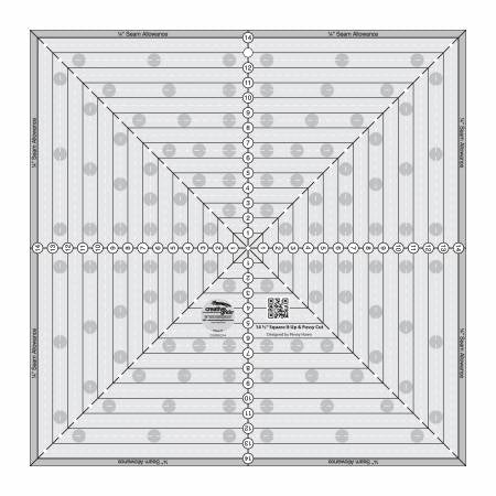 Creative Grids 14-1/2in Square It Up or Fussy Cut Square