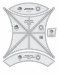 Creative Grids Double Wedding Ring Templates Quilt Ruler