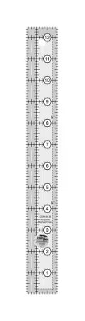 Creative Grids Quilt Ruler 1-1/2in x 12-1/2in Rectangle