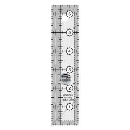Creative Grids Quilt Ruler 3-1/2in x 6-1/2in