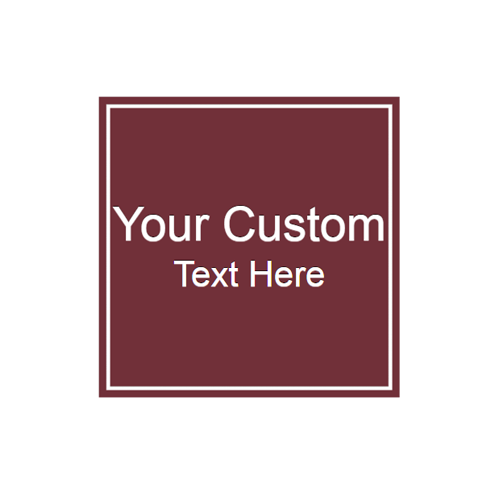 Custom Square Sign
