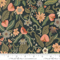 Dark Blue Violet Haze Florals Metallic- Sunlit Ruins