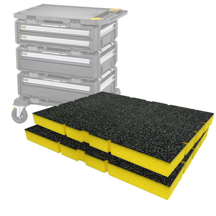 DeWalt ToughSystem 2.0 DXL Drawer Foam Inserts - Shadow Foam