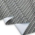 Diagonal D Motif - Dusty Sage/Black 18 in x 54 in