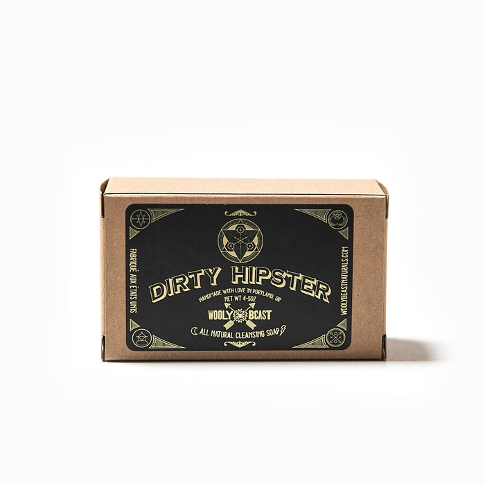 DIRTY HIPSTER Natural Soap | Patchouli, Cedarwood, Tobacco, Bergamot Soap Veil & Dagger