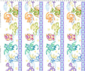 Dragon Friends Border Print- Multi