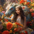 Dragon In A Garden