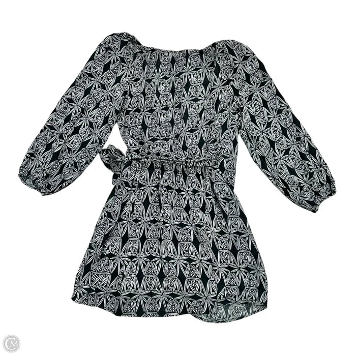 Dress Casual Short By Anthropologie In Black & White, Size: M