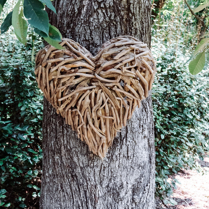 Driftwood Heart Wall Decor