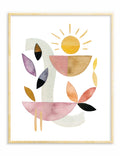 Earth + Sky Watercolor Print