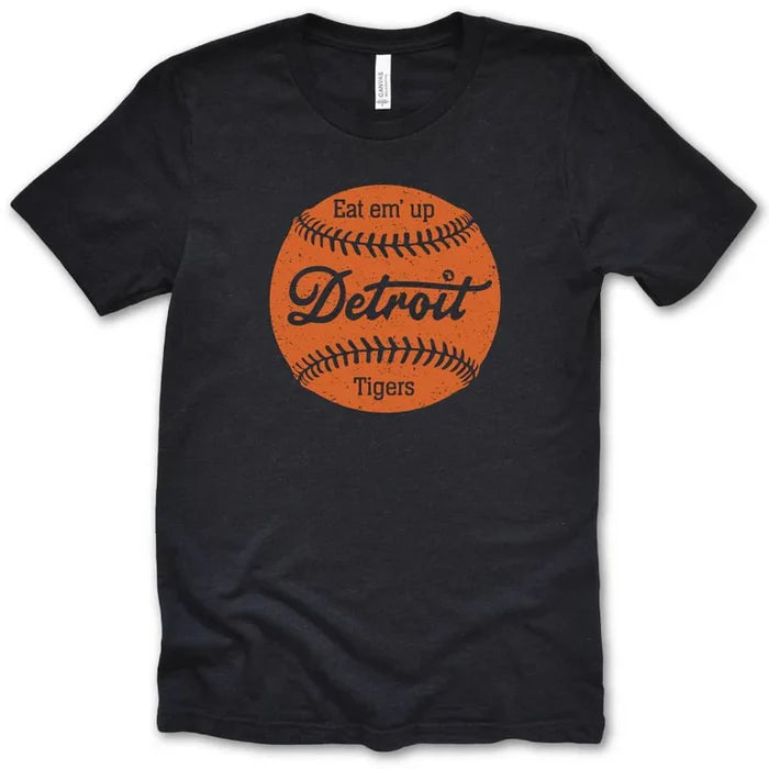 Eat Em' Up T-Shirt - Navy — Michigan Vibes