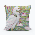 Estelle Great White Egret Pillow