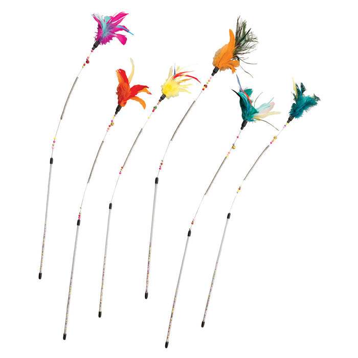 Ethical Products Spring Coil Teaser Wand 26" (6-Pack)