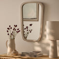 Farleigh Small Whitewash Wooden Mirror - Laura James