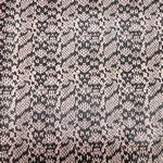 Faux Abstract Geometric - Mauve/Black 18 in x54 in
