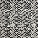 Faux Abstract Geometric- Black/Cream 18 in x 54 in