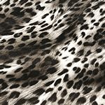 Faux Leather Wavy Leopard-Black/White 18 in x54 in