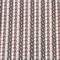 Faux Snake Small Print- Pink/Black 18 in x 54 in