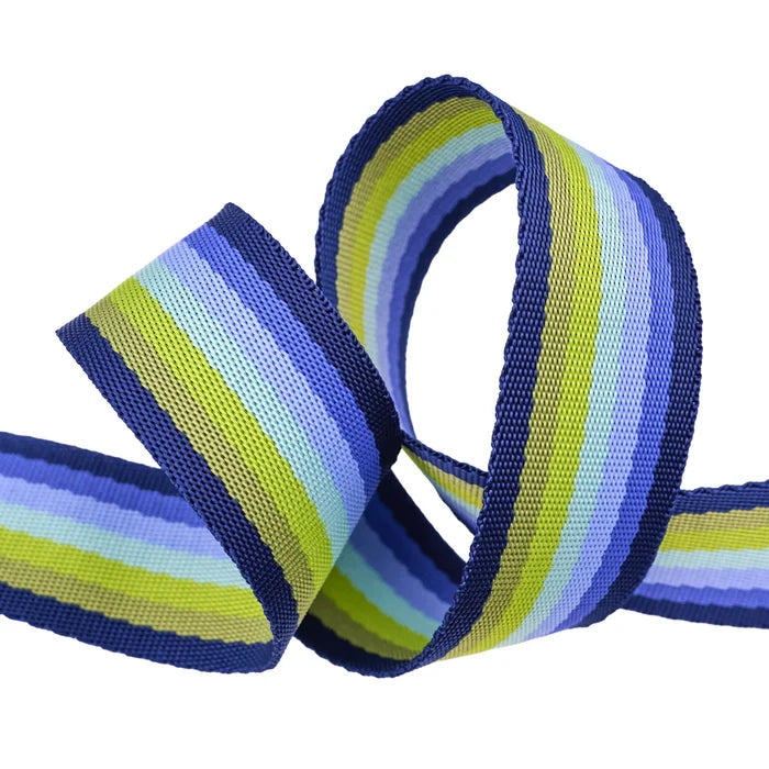 Floral Reef - Smooth Sailing in Marine - 1-1/2" width WEBBING - by Tula Pink