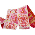 Floral Reef- Octogarden in Coralline - 1-7/8" Ribbon by Tula Pink