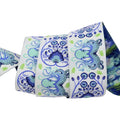 Floral Reef- Octogarden in Marine - 1-7/8" Ribbon by Tula Pink