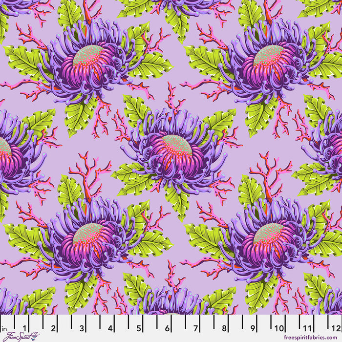Friends & Anemones- Ultraviolet- Floral Reef