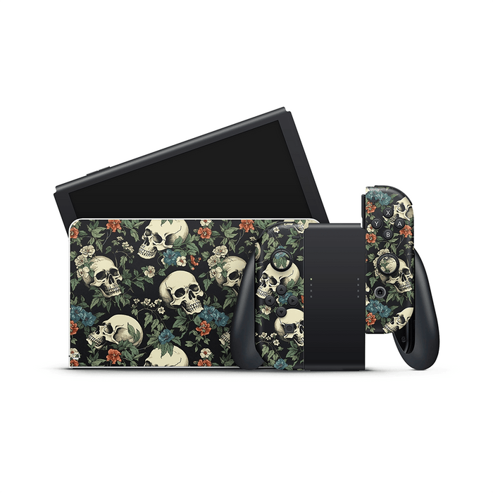 Garden of Skulls Nintendo Switch OLED Decal Skin