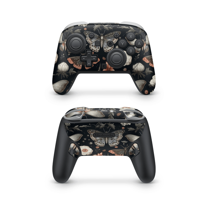 Gilded Wings Nintendo Switch Pro Controller Decal Skins