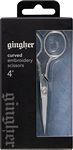 Gingher 4" Curved Blade Embroidery Scissors