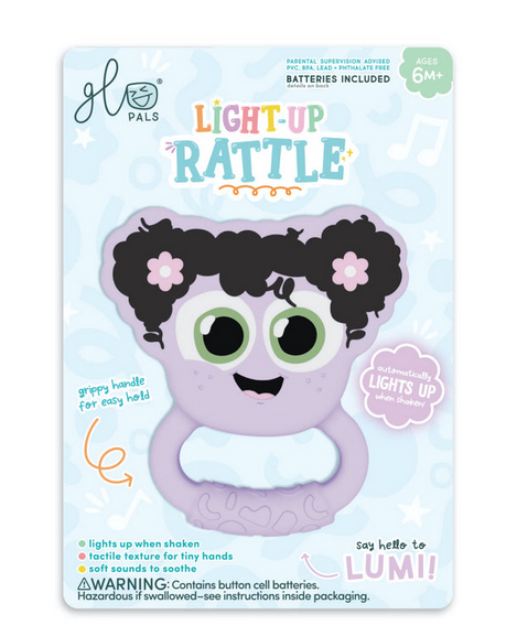 *Glo Pals Light Up Rattle Purple
