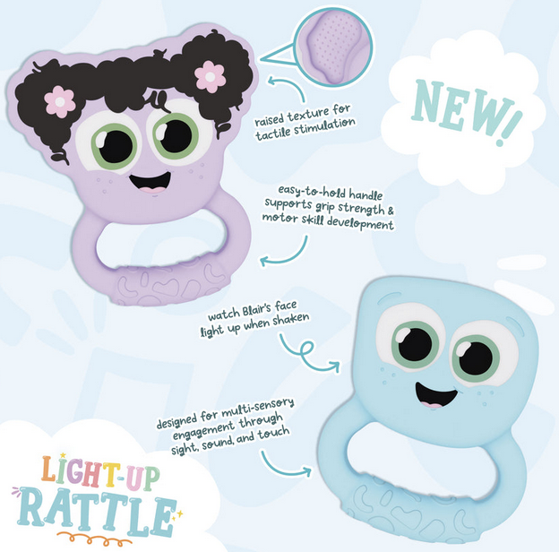 *Glo Pals Light Up Rattle Purple