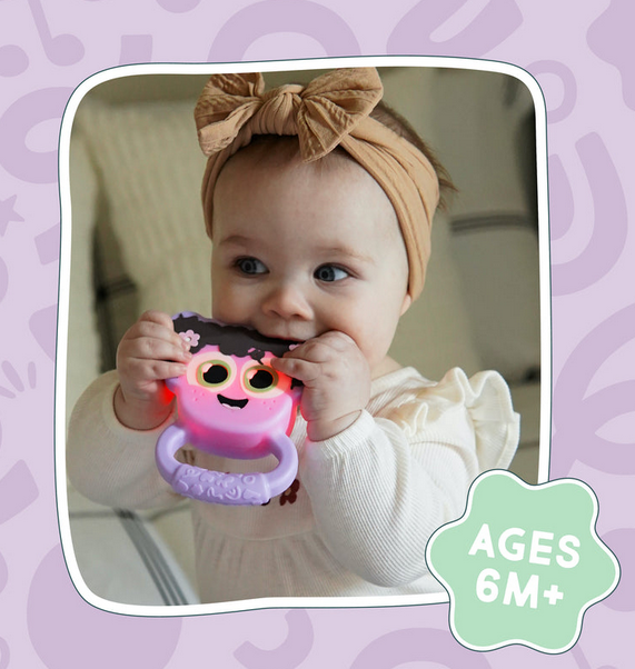 *Glo Pals Light Up Rattle Purple