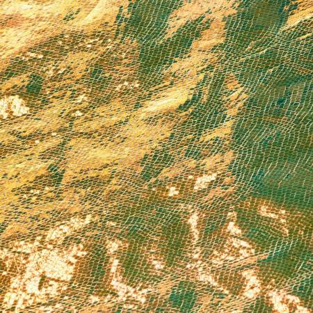 Gold Unicorn Faux  Leather 1 yard