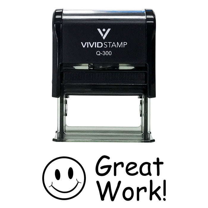 Great Work Teacher Self Inking Rubber Stamp