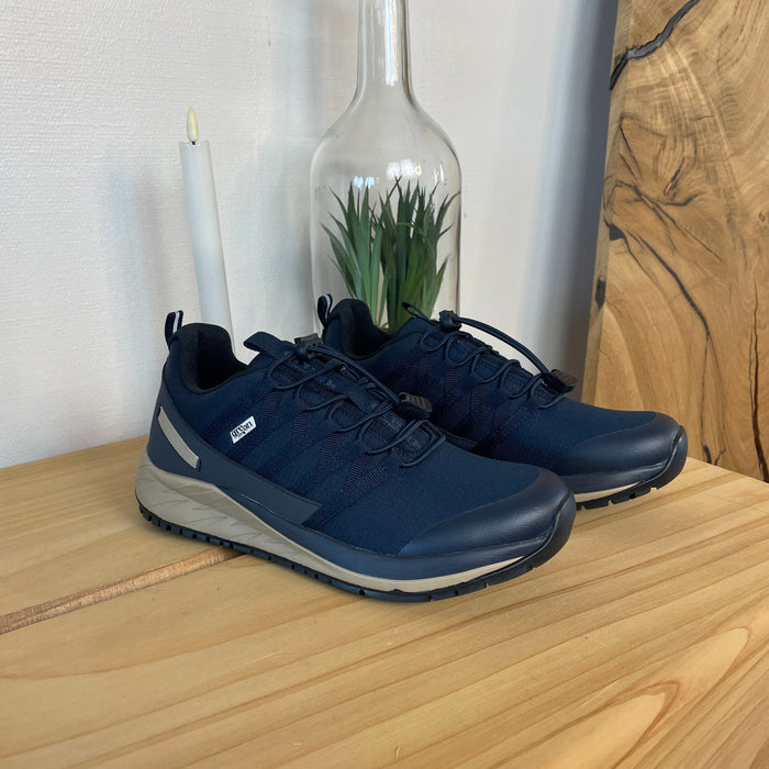 Green Comfort Path Pipi – blå outdoor sneaker med H-läst & fotvalvsstöd