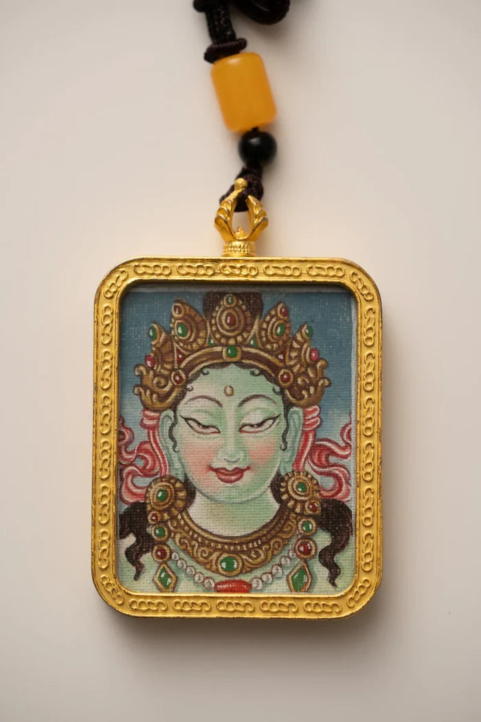 Tara Ghau Thangka with Locket