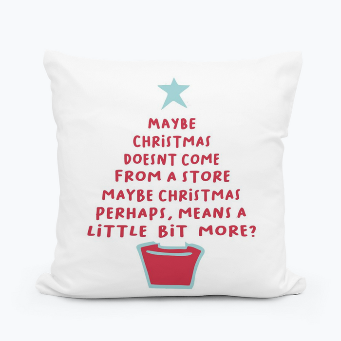 Grinch Tree Square Pillow