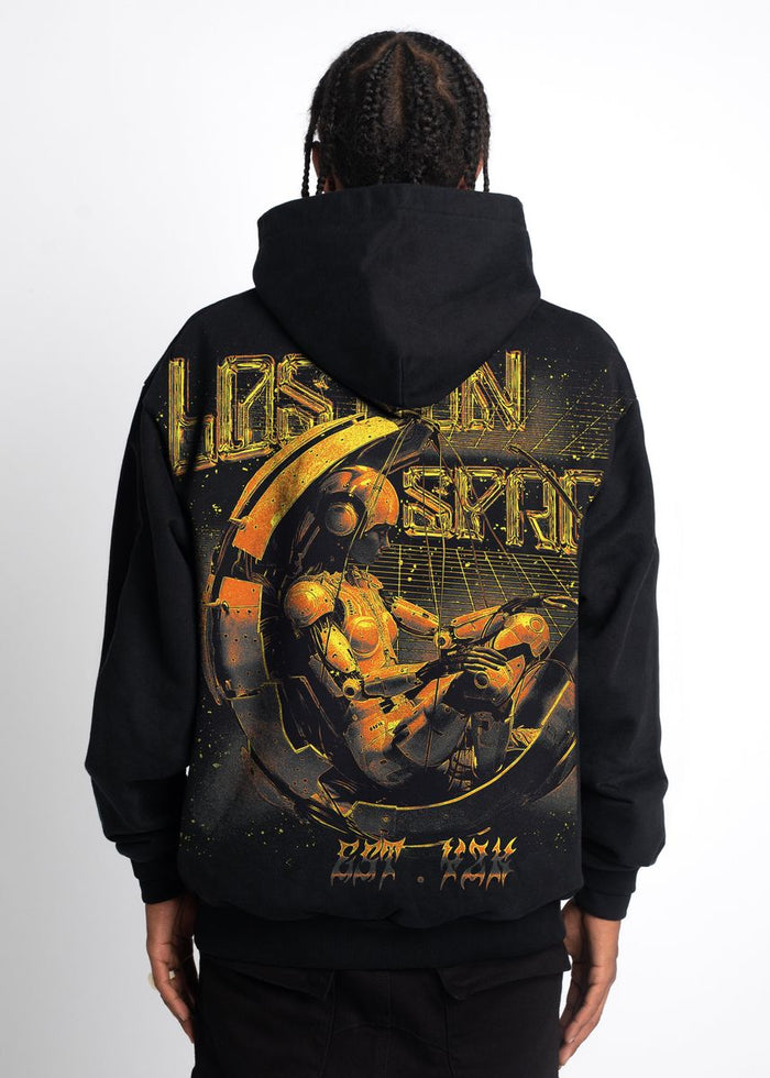 Comfortable and stylish Guapi Cyber Yellow Hoodie for outdoor activities