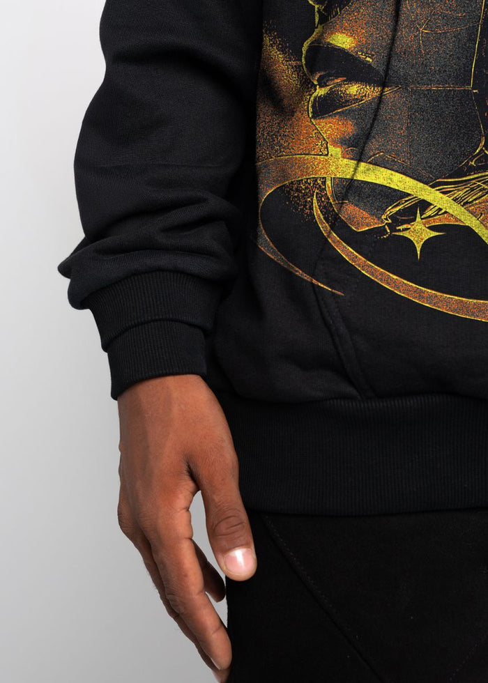 Unisex Guapi Cyber Yellow Hoodie with cozy fleece lining