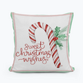 Haleyâ Candy Cane Sweet Christmas Pillow