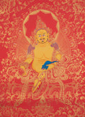 Sacred Tibetan Zambala Thangka Painting