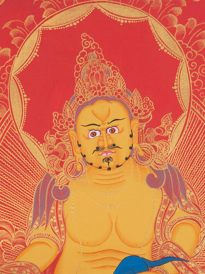 Sacred Tibetan Zambala Thangka Painting