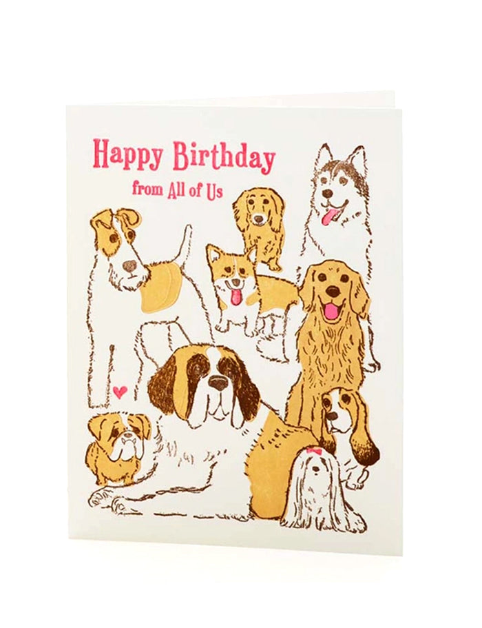 Happy Birthday From All Of Us Card