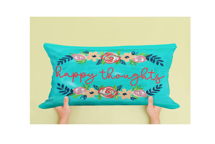 Happy Thoughts Lumbar Pillow