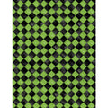 Harlequin Texture Green- Spooky Tails