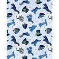 Hats & Scarves Light Blue- Let It Snow- Man!